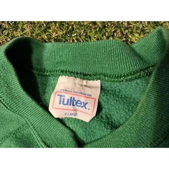 Vintage Teddy Bear Santa Hug Me Crewneck Sweatshirt XL Tultex - Picture 3 of 6